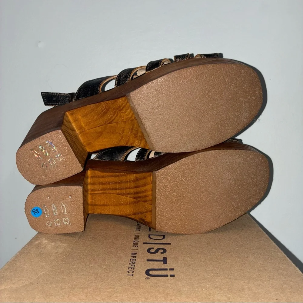 Bed Stu Fontella Leather Platform Sandals Women’s Size 9.5 NWT - Picture 6 of 10